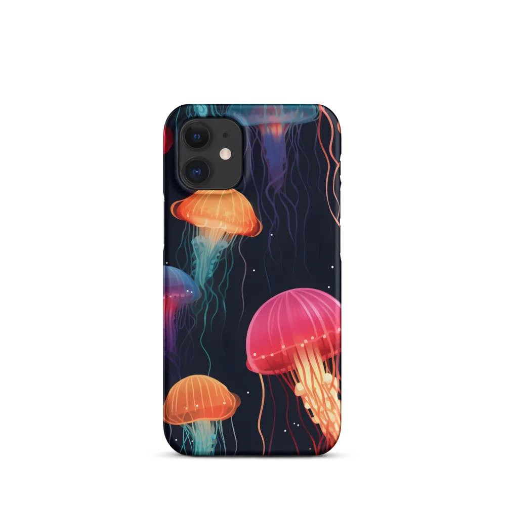 Ethereal Dance of Jellyfish | Phone Case |  12 Mini | Snap Case | Matte