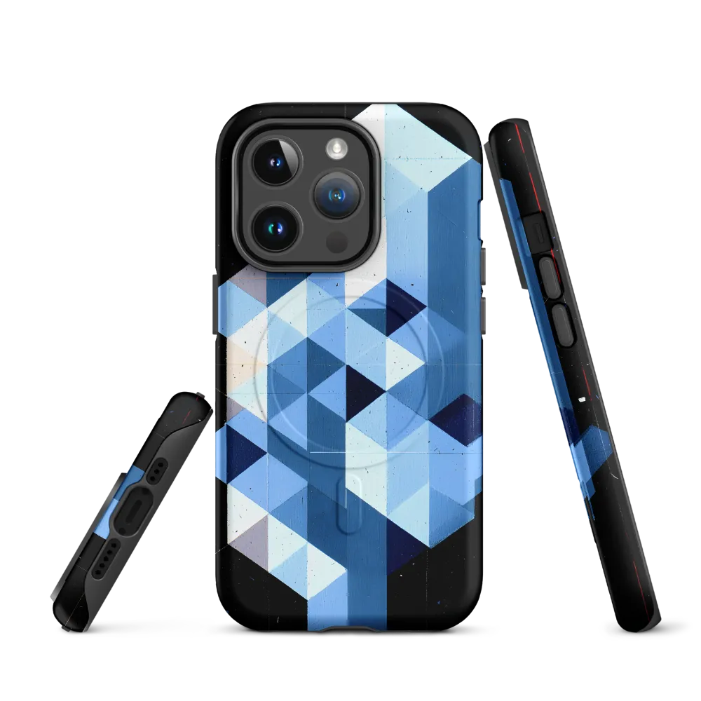 Blueprint of Depth | Phone Case |  14 Pro | MagSafe® Tough Case | Matte
