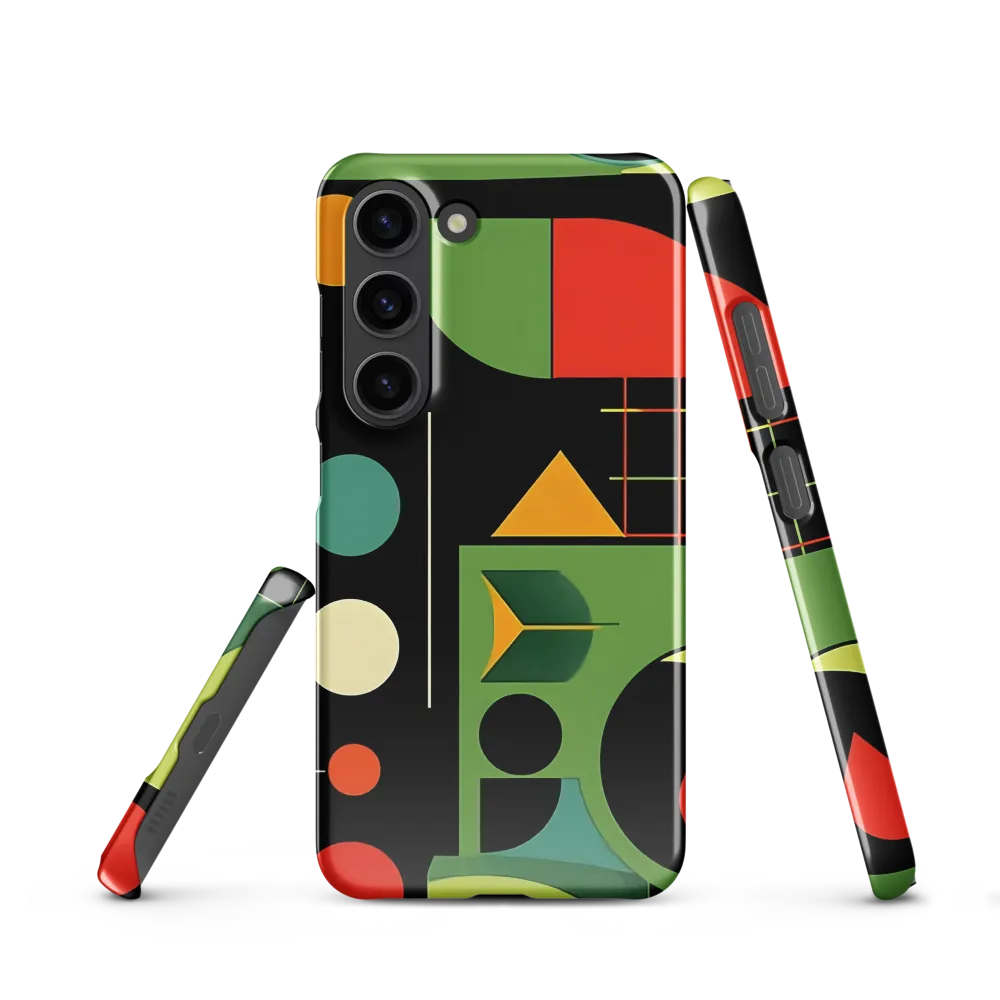 Geometric Harmony | Phone Case |  S23 | Snap Case | Glossy