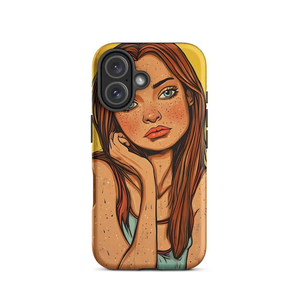 Contemplative Muse | Phone Case |  16 | Tough Case | Matte