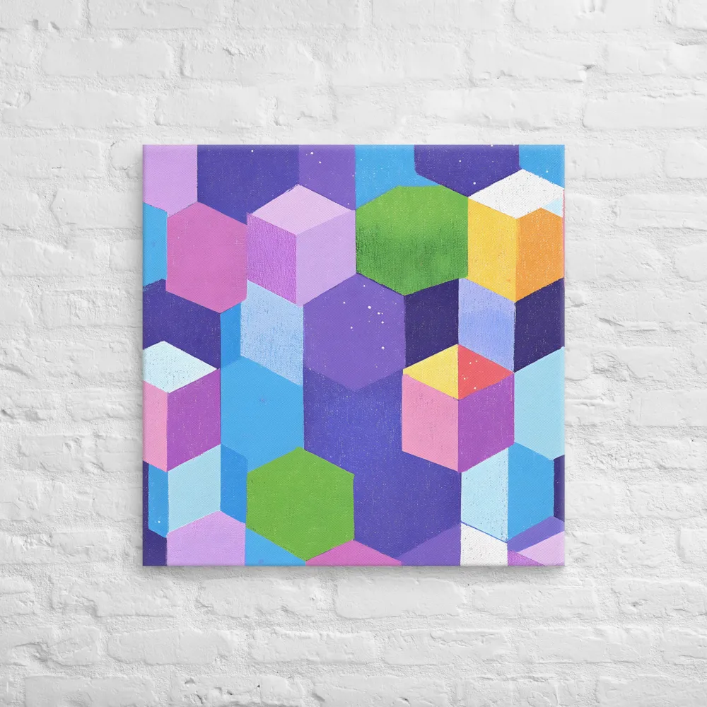 Geometric Harmony | Canvas | 28″×28″