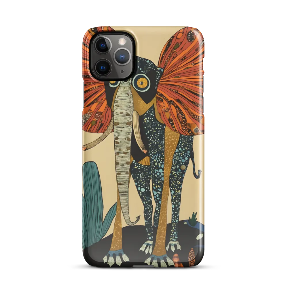 Whimsical Majesty: The Surreal Elephant | Phone Case |  11 Pro Max | Snap Case | Glossy