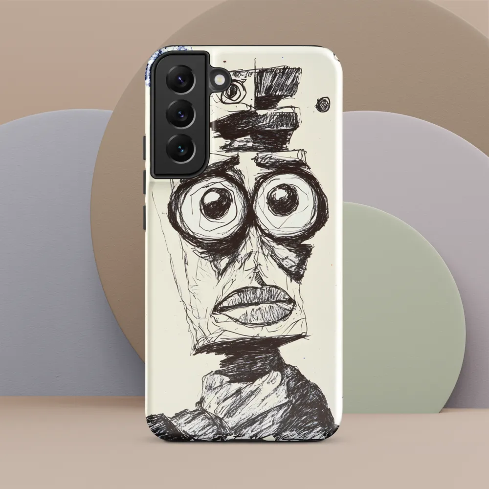 Abstract Surrealist Figure in Cubism
