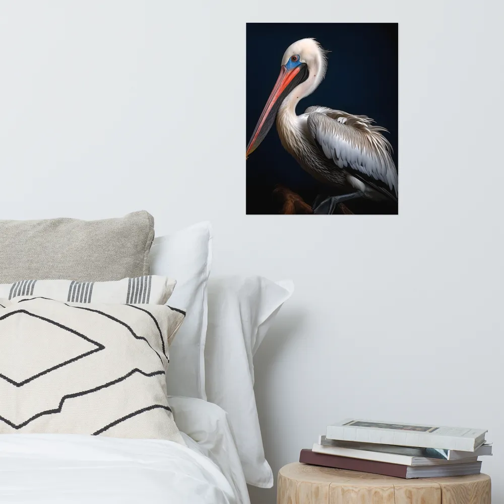 Majestic Pelican Portrait | Poster | 16″×20″