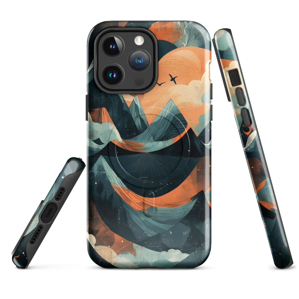 Ethereal Mountain Dreams | Phone Case |  14 Pro Max | MagSafe® Tough Case | Glossy