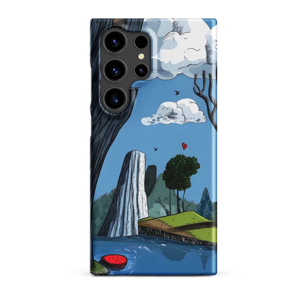 Whimsical Cliffside Reflections