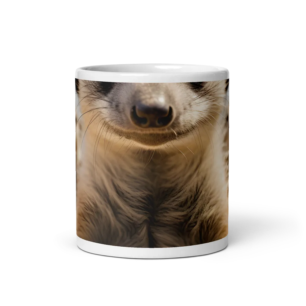 Curious Stance: The Meerkat's Gaze | Mugs | Multiple Sizes & Colors