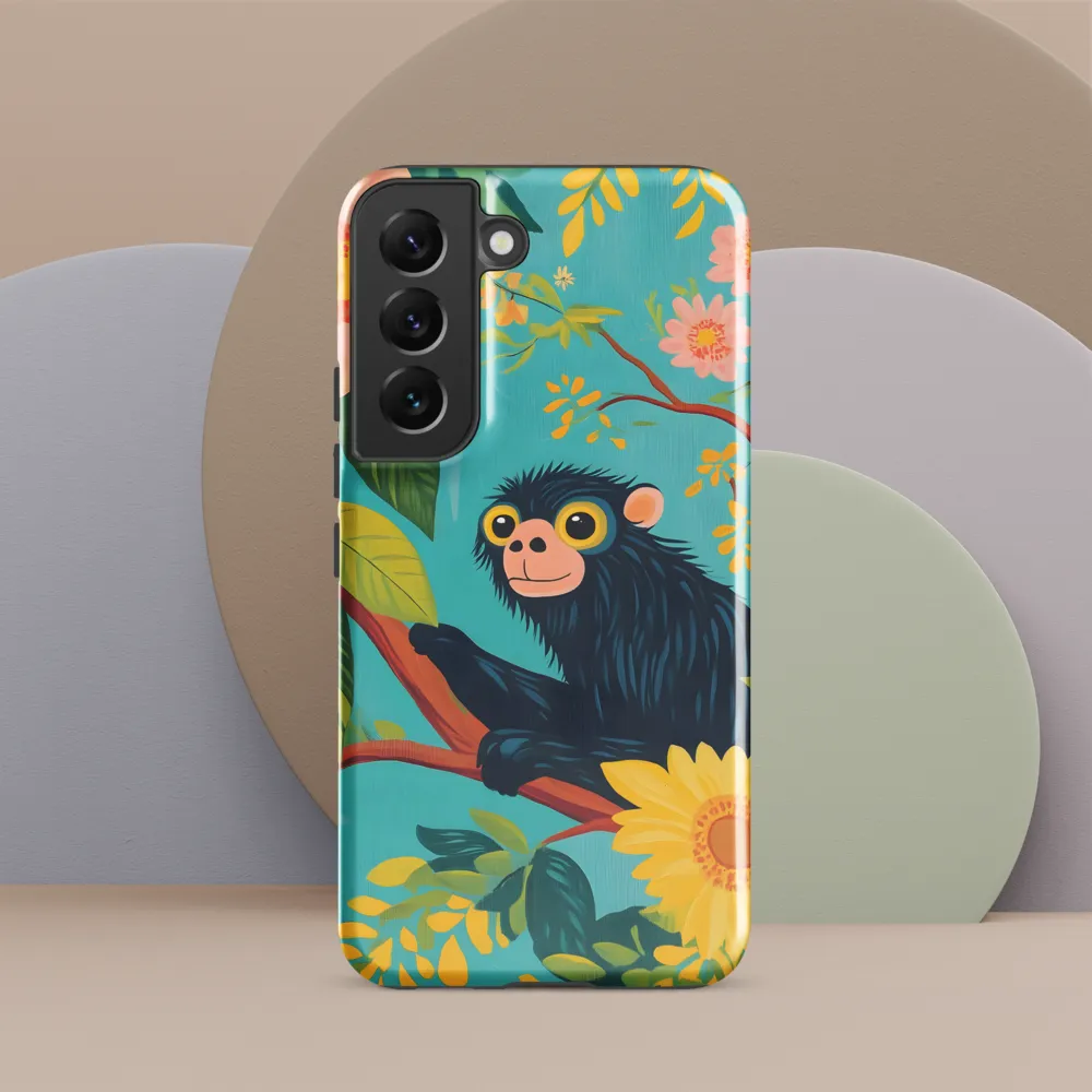 Joyful Encounter in a Floral Paradise