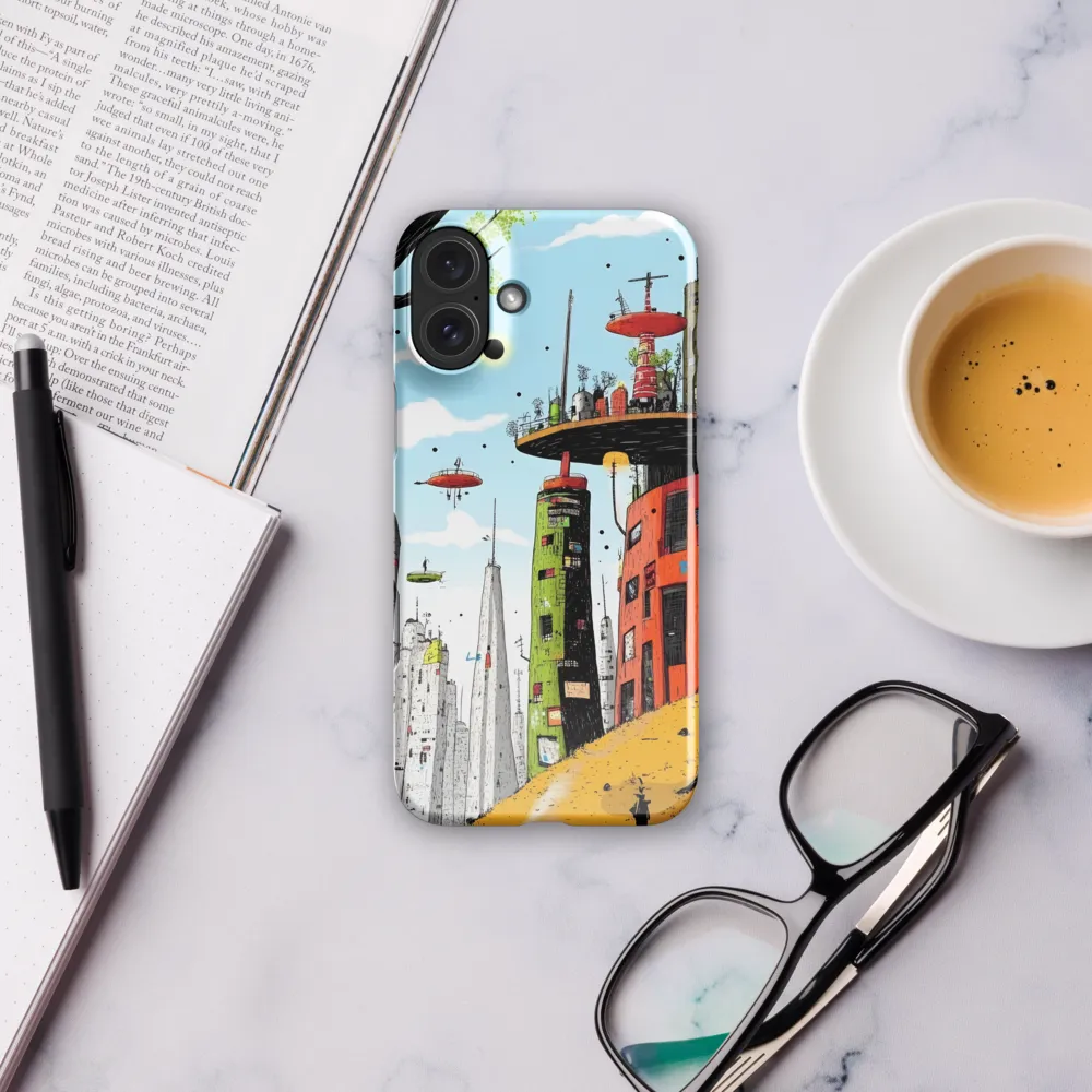 Futuristic Urban Dreamscape | Phone Case |  16 Plus | Snap Case | Glossy