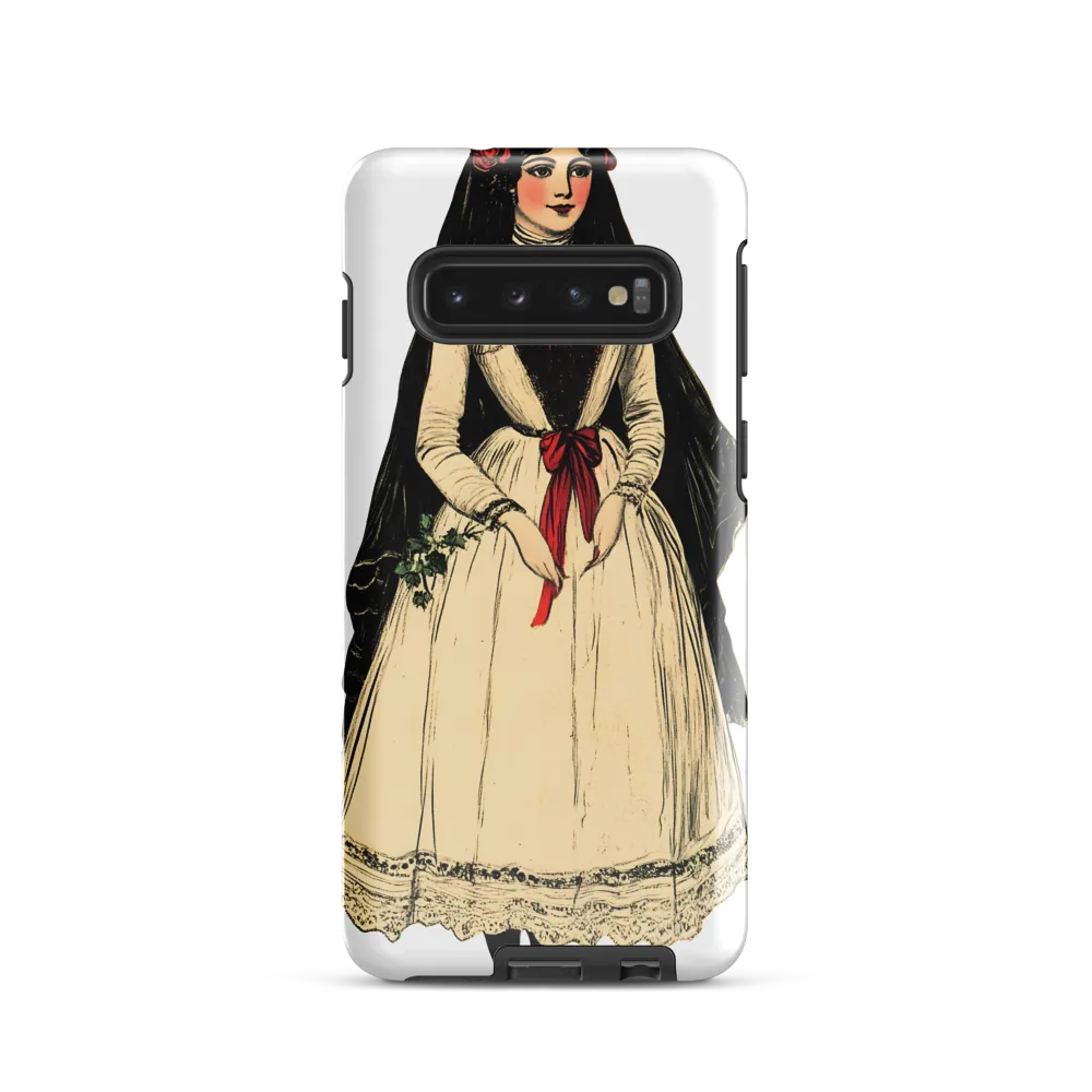 Elegance in Tradition: A Folk Portrait