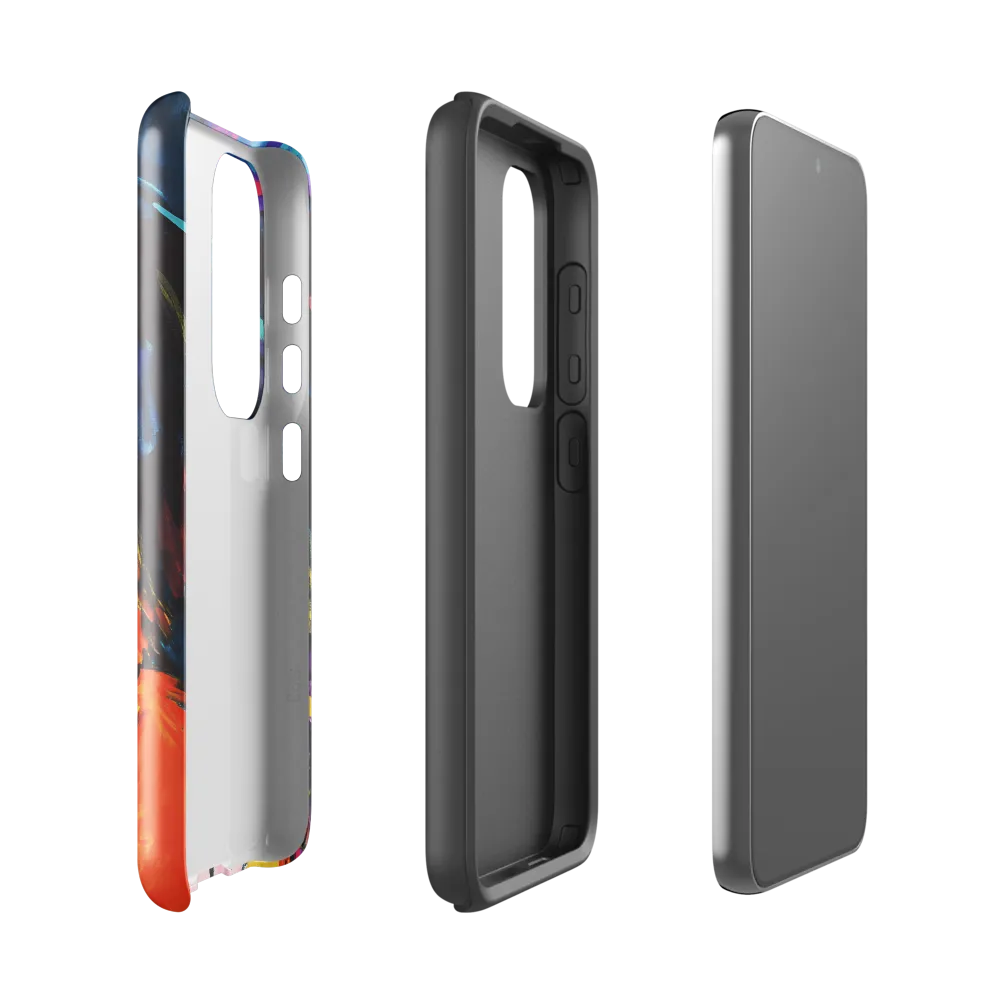 Vibrant Companions: An Expression of Canine Spirit | Phone Case |  S23 | Tough Case | Glossy