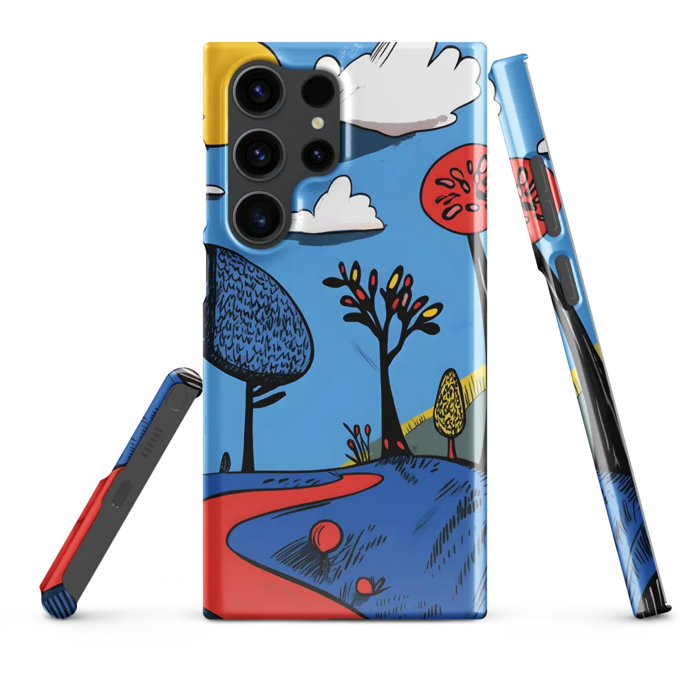 A Playful Journey Through Whimsical Woods | Phone Case |  S23 Ultra | Snap Case | Glossy