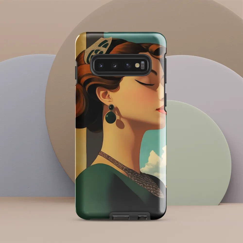 Elegance in Art Deco: A Portrait of Grace