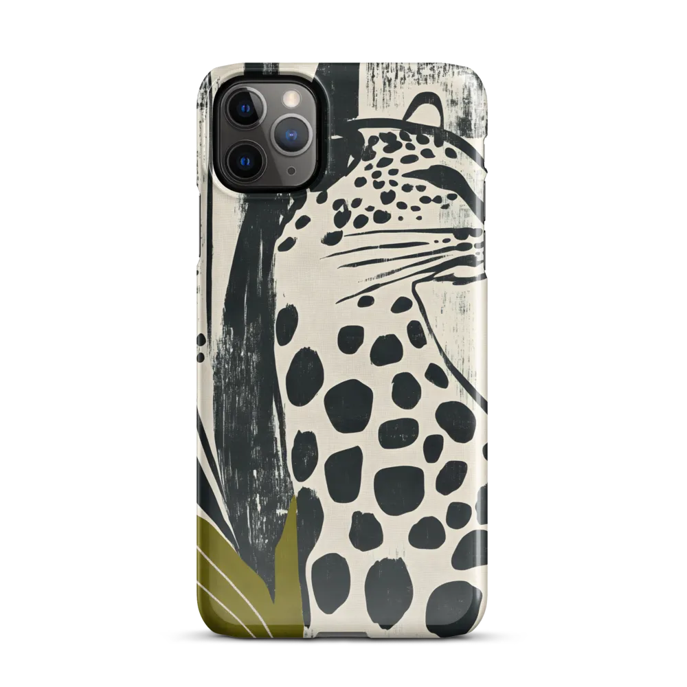 Leopard in Silhouette: A Modern Appeal | Phone Case |  11 Pro Max | Snap Case | Glossy