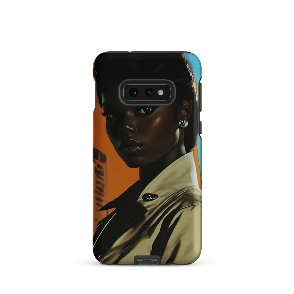 Urban Elegance: A Portrait of Confidence | Phone Case |  S10e | Tough Case | Matte