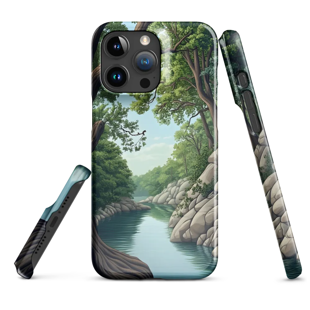 Tranquil Reflections: A Serene River Landscape