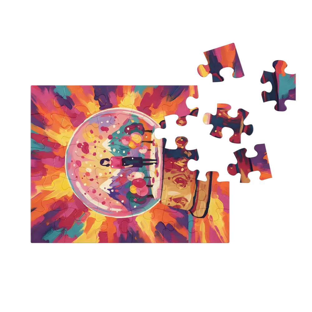 Snow Globe Reverie 
 Jigsaw Puzzle in Tin Box