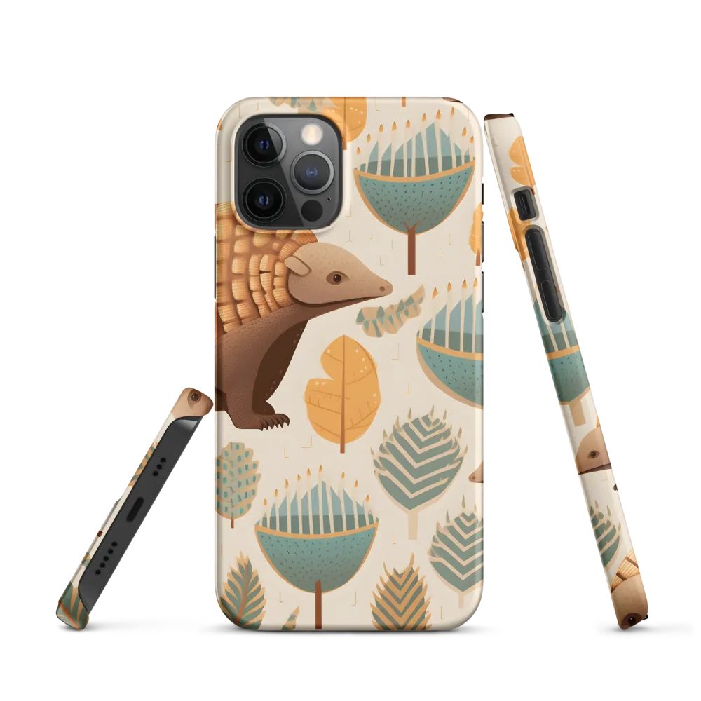 Pangolins in a Whimsical Habitat