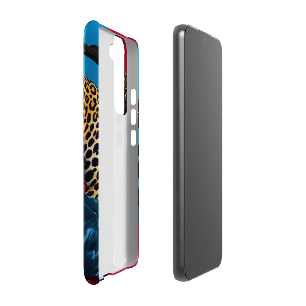 Playful Leopard in Vibrant Paradise