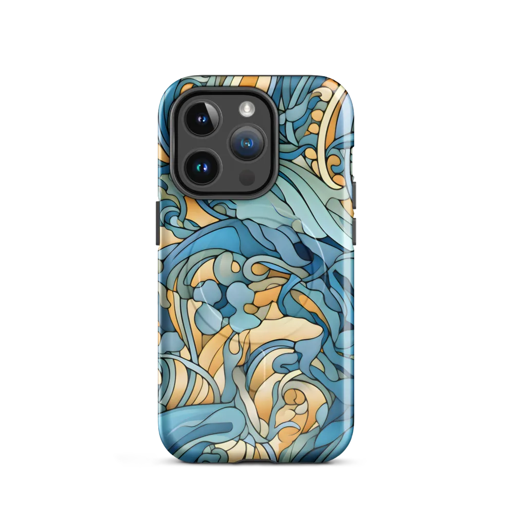 Dancing Waves of the Ocean | Phone Case |  14 Pro | MagSafe® Tough Case | Glossy