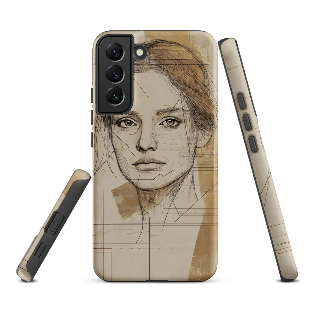 Geometric Elegance: A Modern Portrait