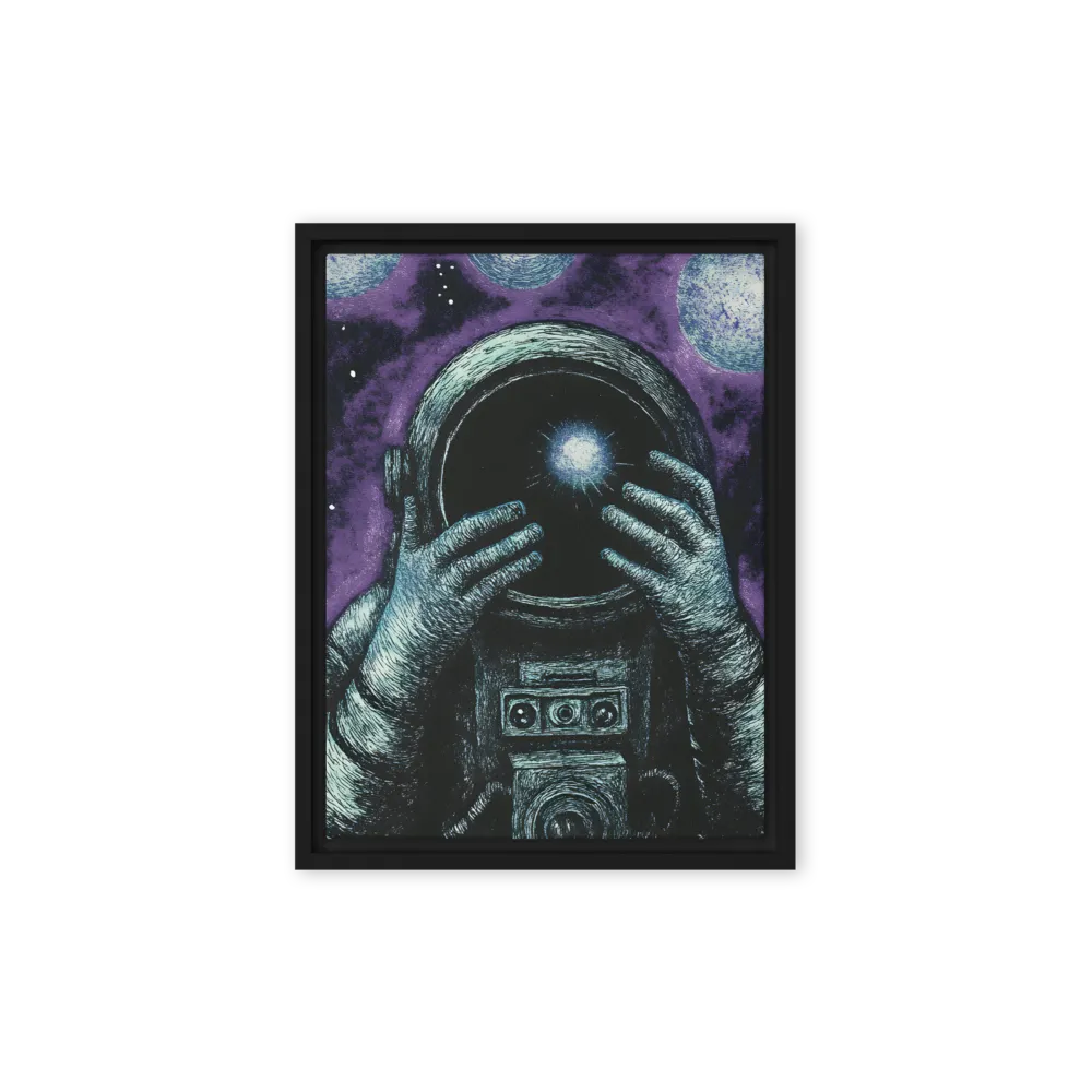 Beyond the Stars | Canvas with Black Frame | 9″×12″