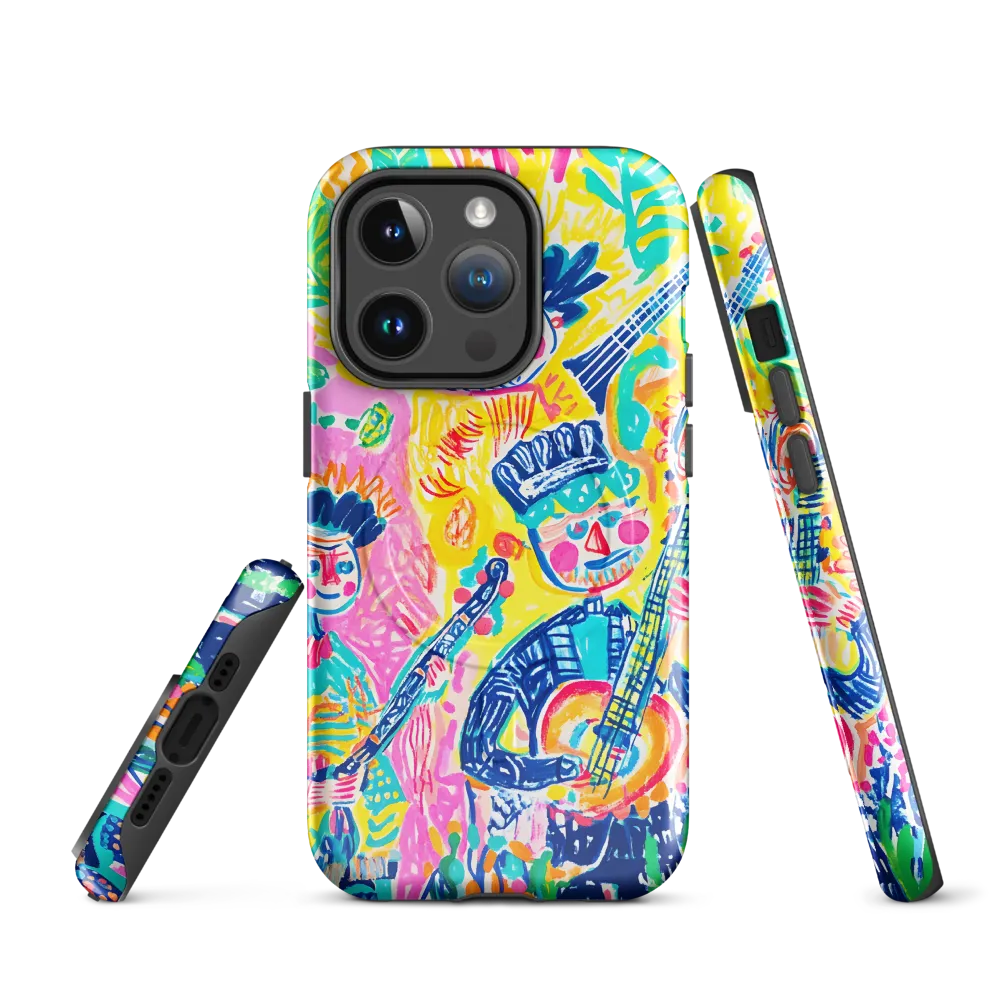 Joyful Duet: A Celebration of Music | Phone Case |  14 Pro | MagSafe® Tough Case | Glossy
