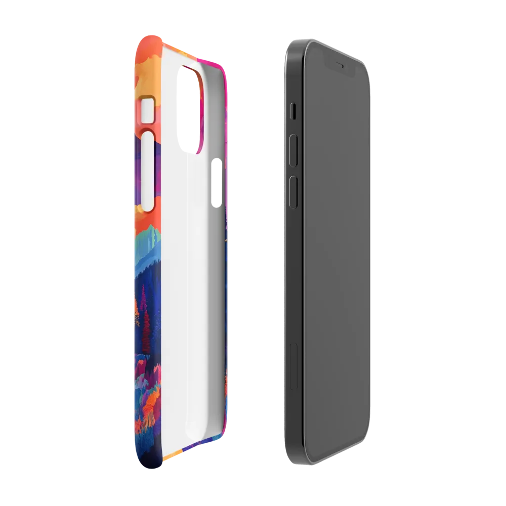 Radiant Serenity: A Surreal Landscape | Phone Case |  12 Pro | Snap Case | Glossy