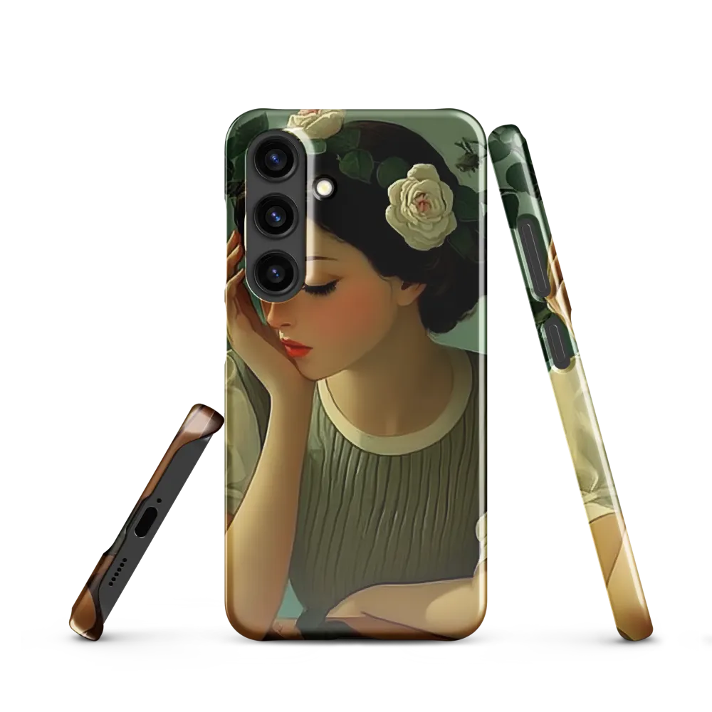 Whispers of Serenity | Phone Case |  S24 | Snap Case | Glossy