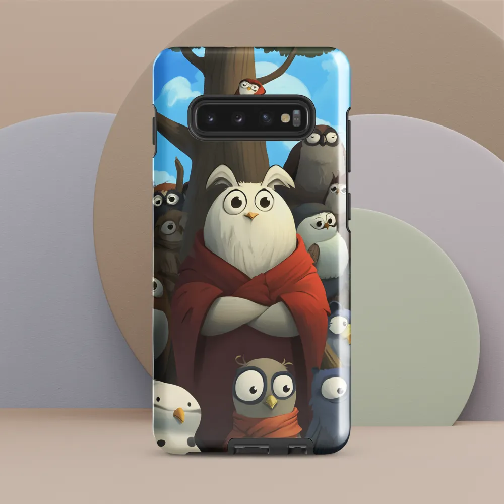 The Gathering of Owls | Phone Case |  S10 Plus | Tough Case | Glossy