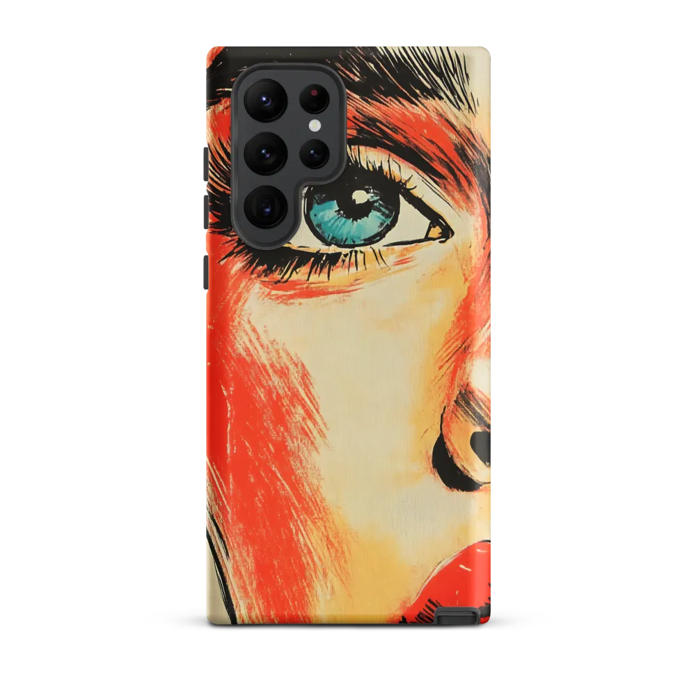 Intense Gaze: A Pop Art Portrait