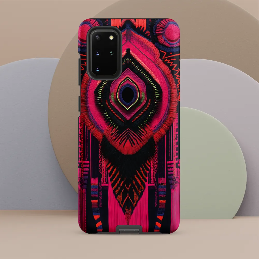 Mystic Mandala in Thread | Phone Case |  S20 Plus | Tough Case | Matte