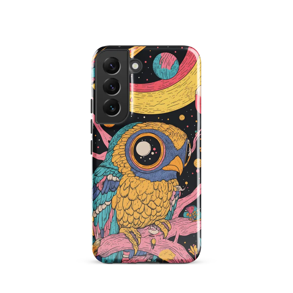 Whimsical Cosmic Owl | Phone Case |  S22 | Tough Case | Glossy