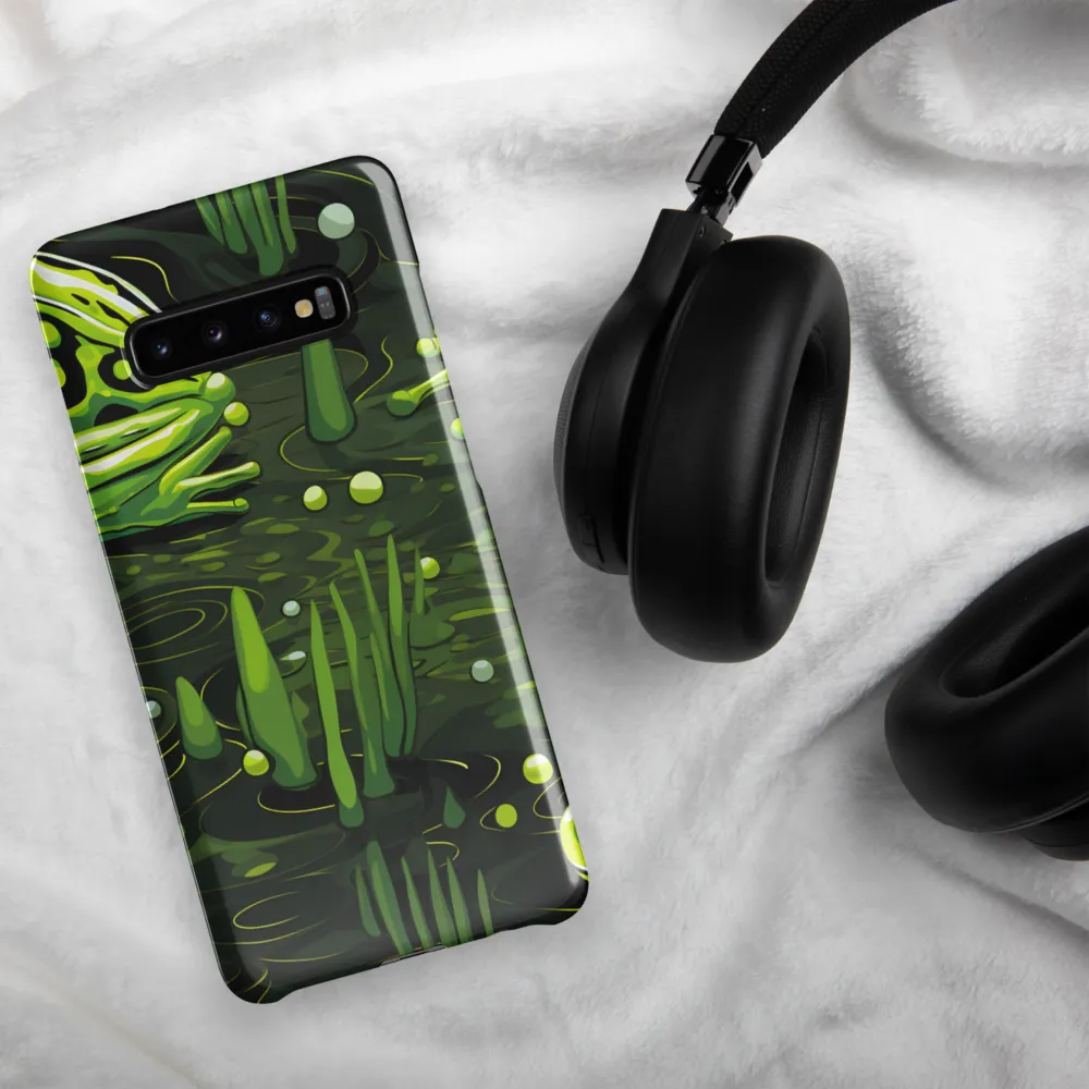 Green Harmony: Life Beneath the Surface | Phone Case |  S10 Plus | Snap Case | Glossy