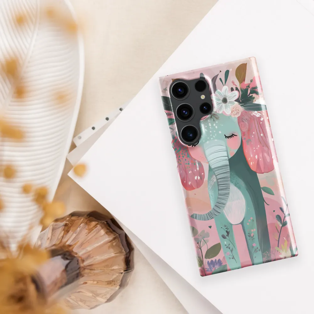 Whimsical Elephant in Bloom