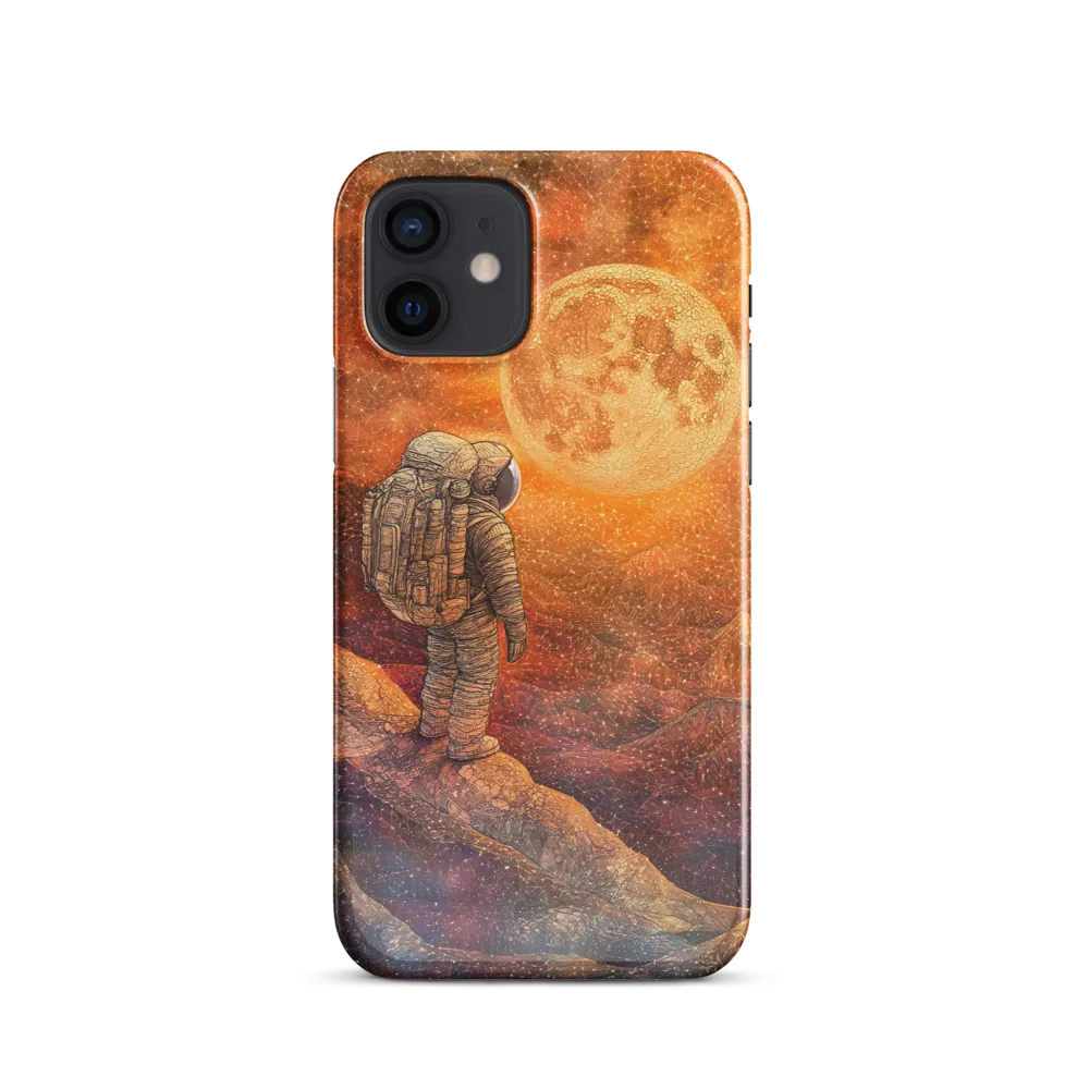 Journey to the Celestial: An Astronaut's Reflection | Phone Case |  12 | Snap Case | Glossy