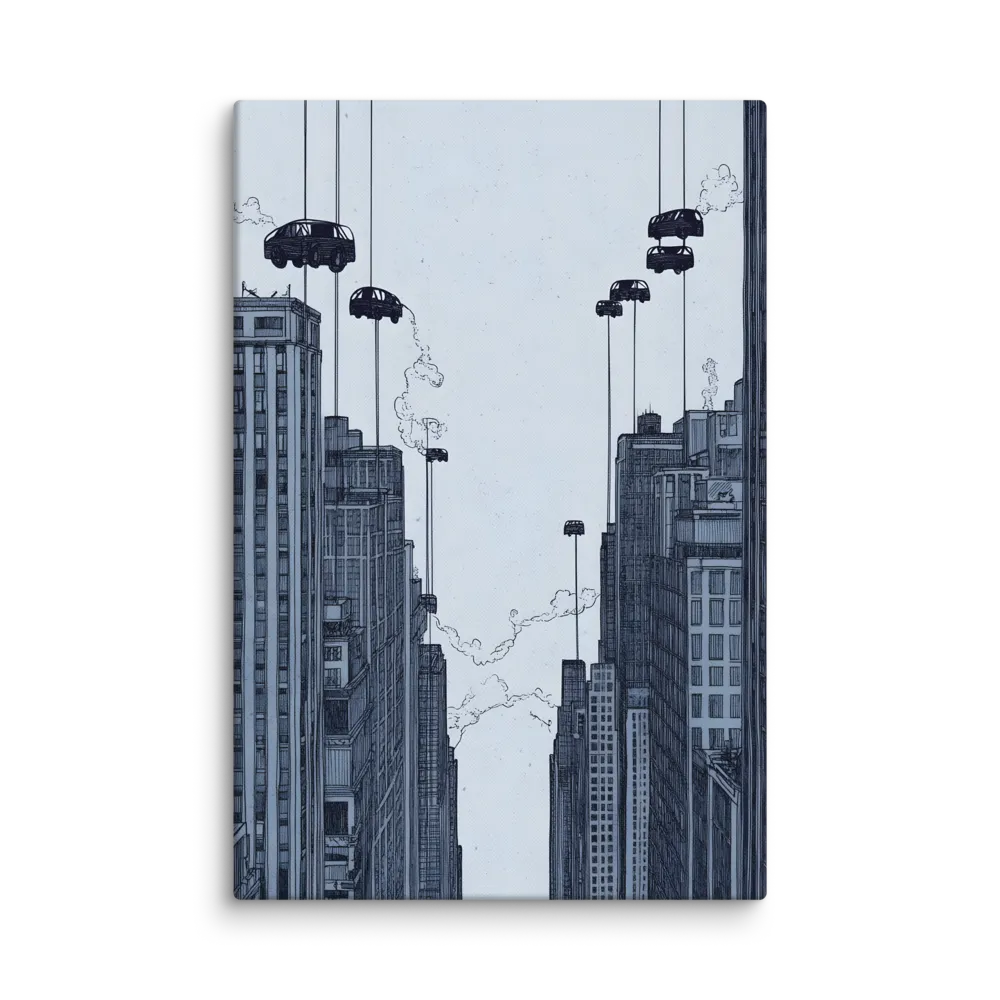 Suspended in the City | Canvas | 32″×48″