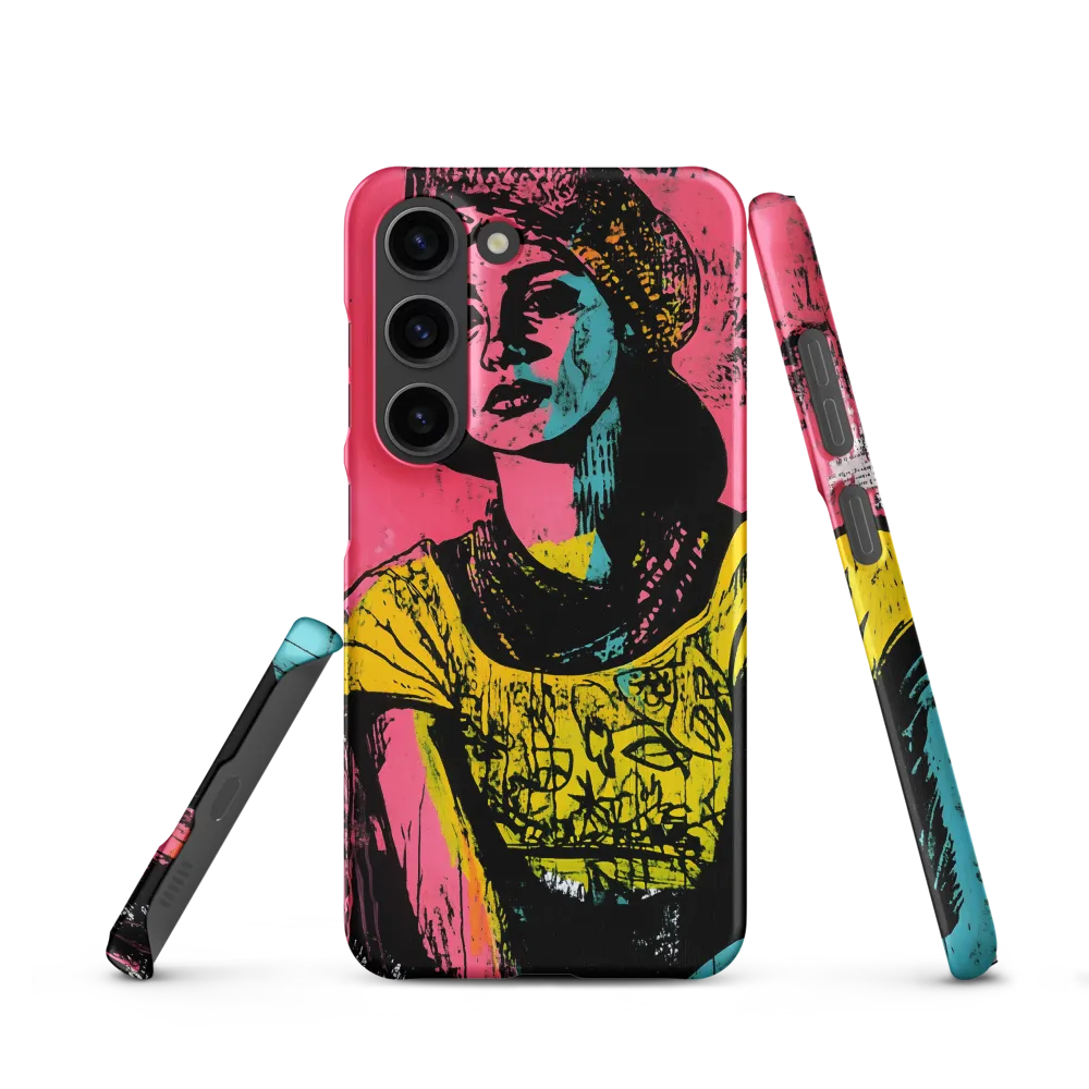 Urban Elegance: A Graffiti Portrait