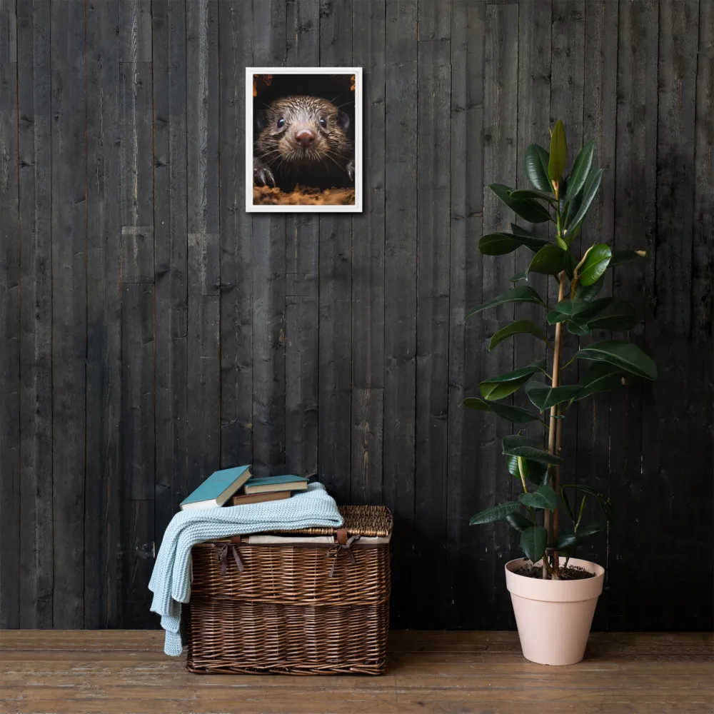 Emerging Curiosity | Canvas with White Frame | 11″×14″
