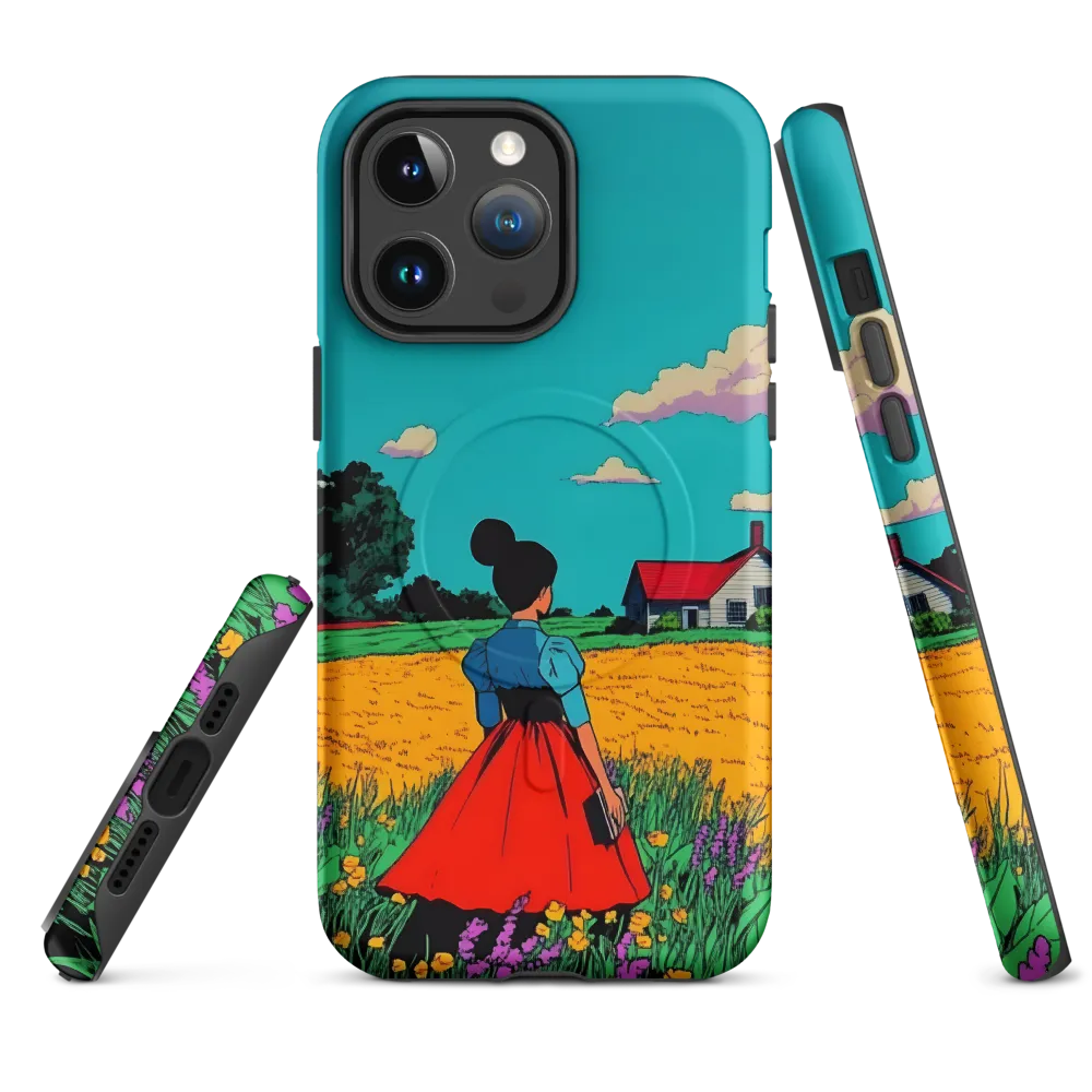 Whispers of a Sunlit Meadow | Phone Case |  14 Pro Max | MagSafe® Tough Case | Matte
