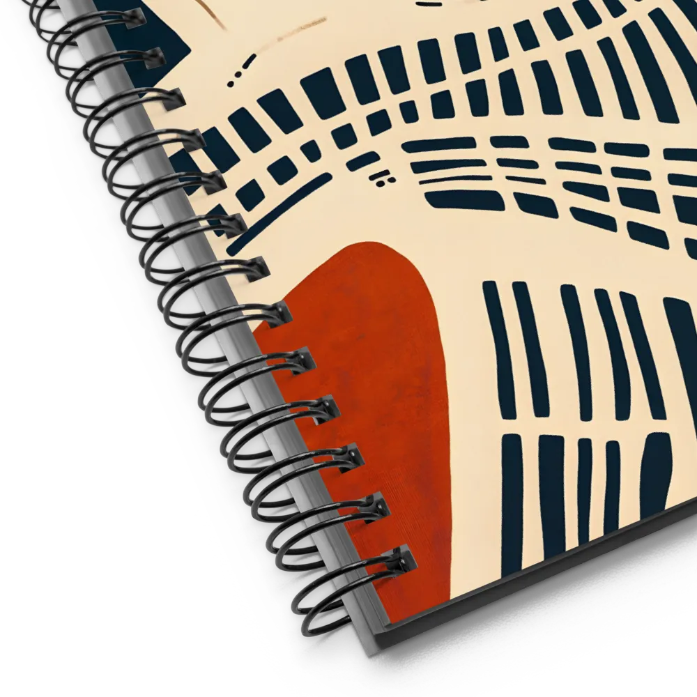 Urban Patterns in Harmony | Spiral Notebook