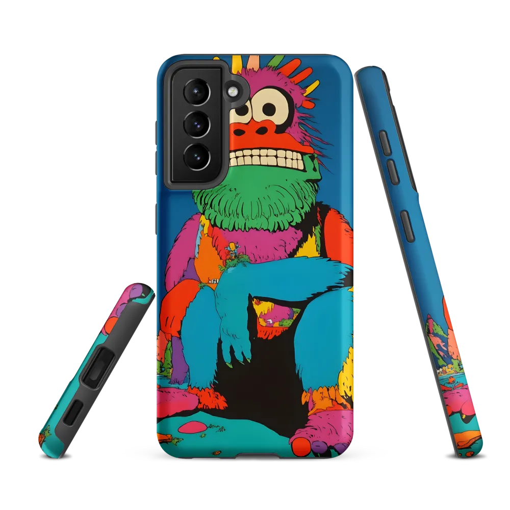 Whimsical Giant: A Playful Monster Encounter | Phone Case |  S21 FE | Tough Case | Matte