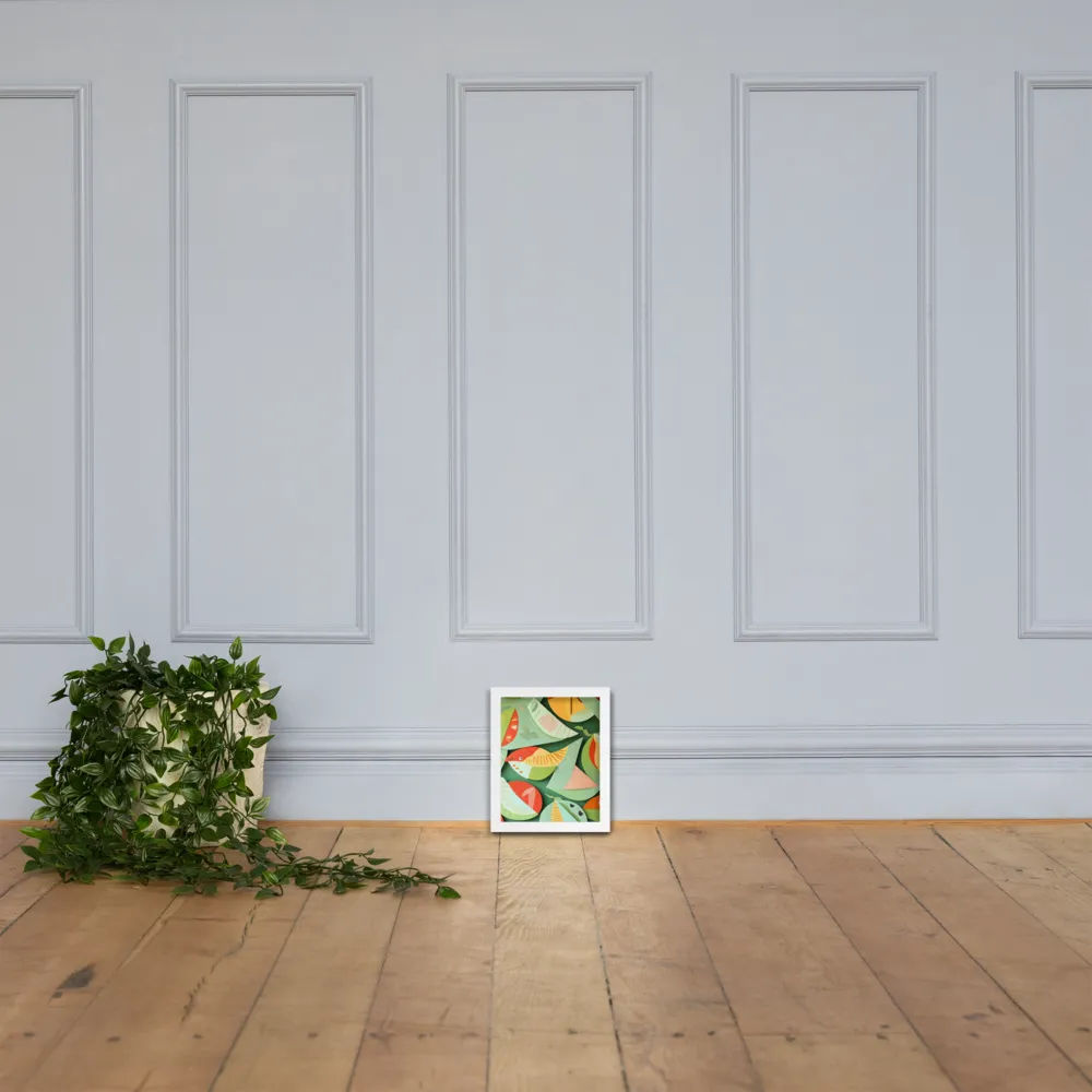 Nature's Palette | Poster with White Frame | 8″×10″