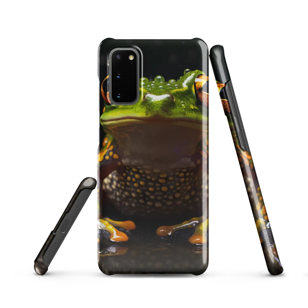 Emerald Elegance: The Frog in Focus