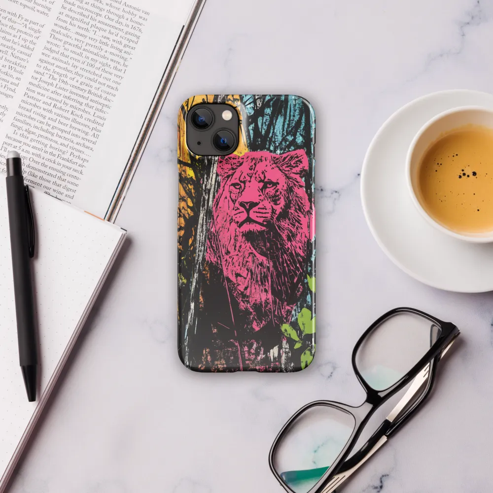 Fierce Vibrance: The Pink Lion