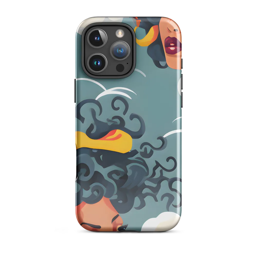 Dreamscapes of Elegance: A Vibrant Exploration of Clouds and Emotion | Phone Case |  16 Pro Max | Tough Case | Glossy