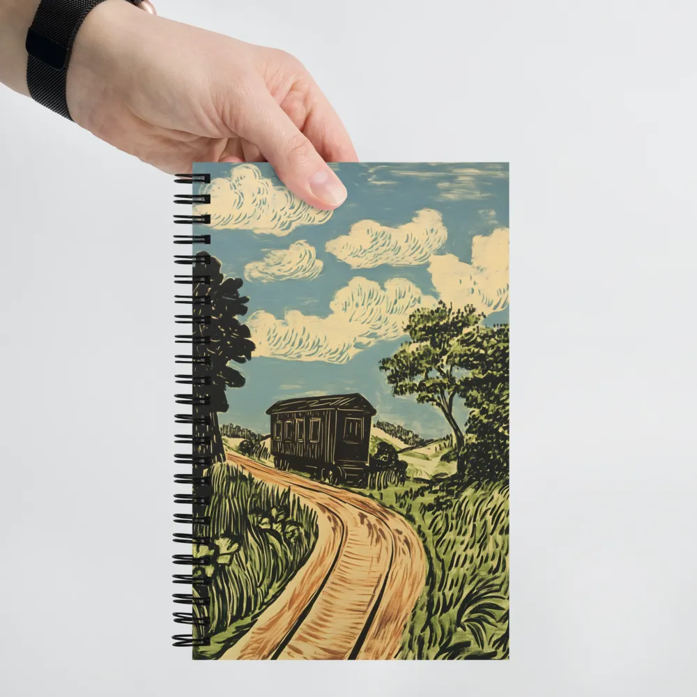 Nostalgia on the Rails | Spiral Notebook