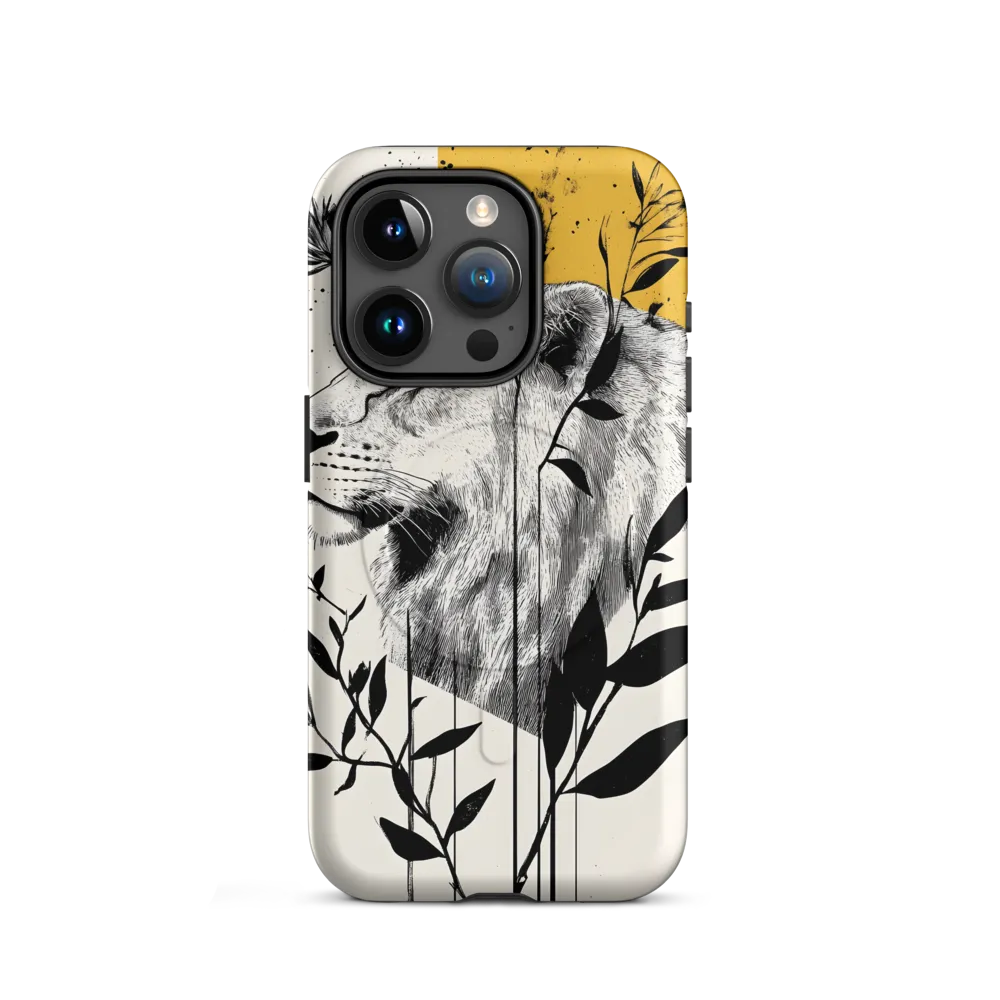 Regal Serenity: The Lion and Flora