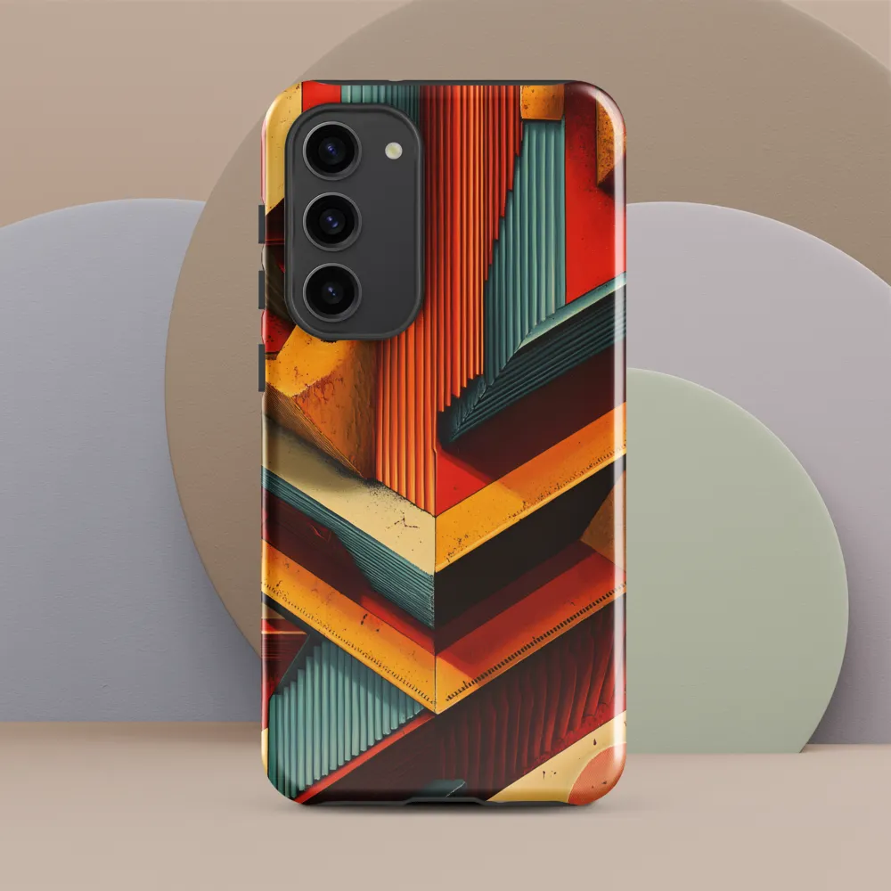 Geometric Harmony | Phone Case |  S23 Plus | Tough Case | Glossy