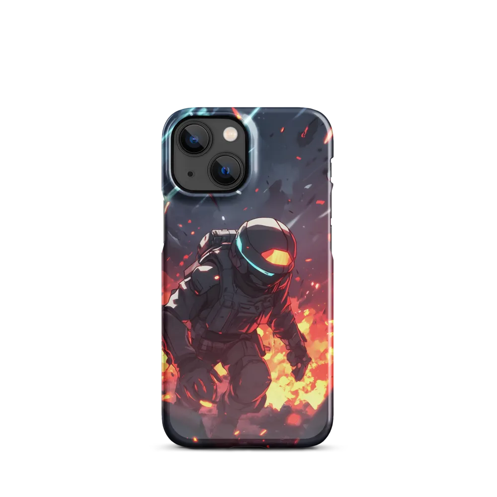 Astronaut Amidst Chaos